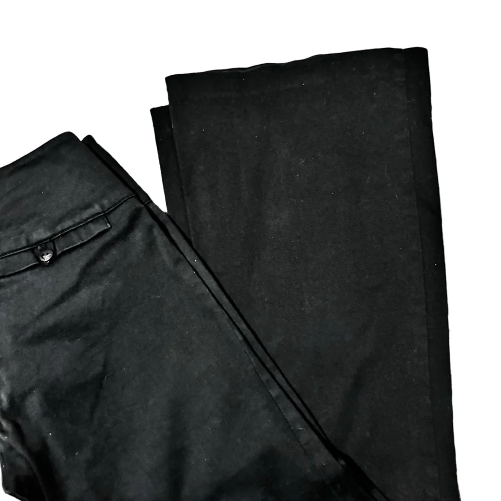 Vintage Low Rise Rampage Black Boot Cut & Flare Pants 0 - Picture 5 of 11